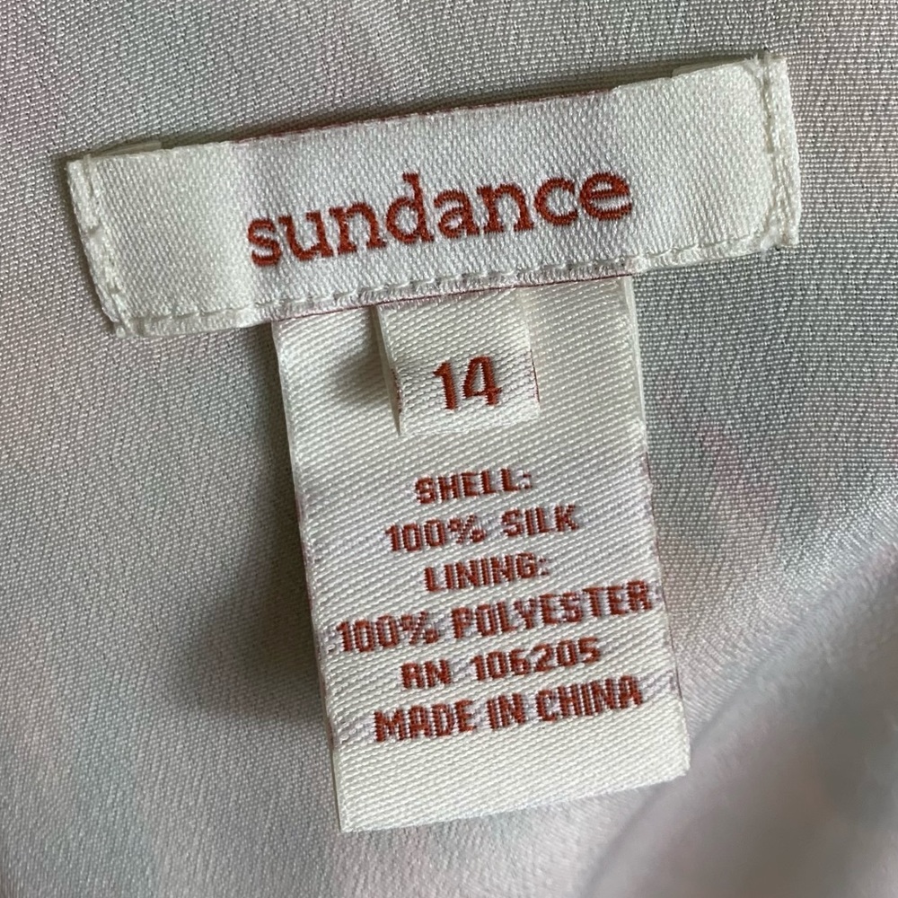 Sundance Elysian Garden Silk Flutter Sleeve Dress - Picture 7 of 9